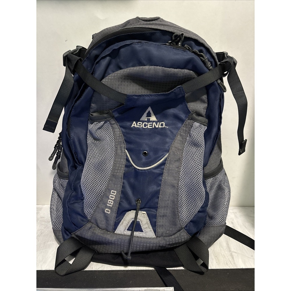 Ascend Blue 17" Backpack Has Rip In Side